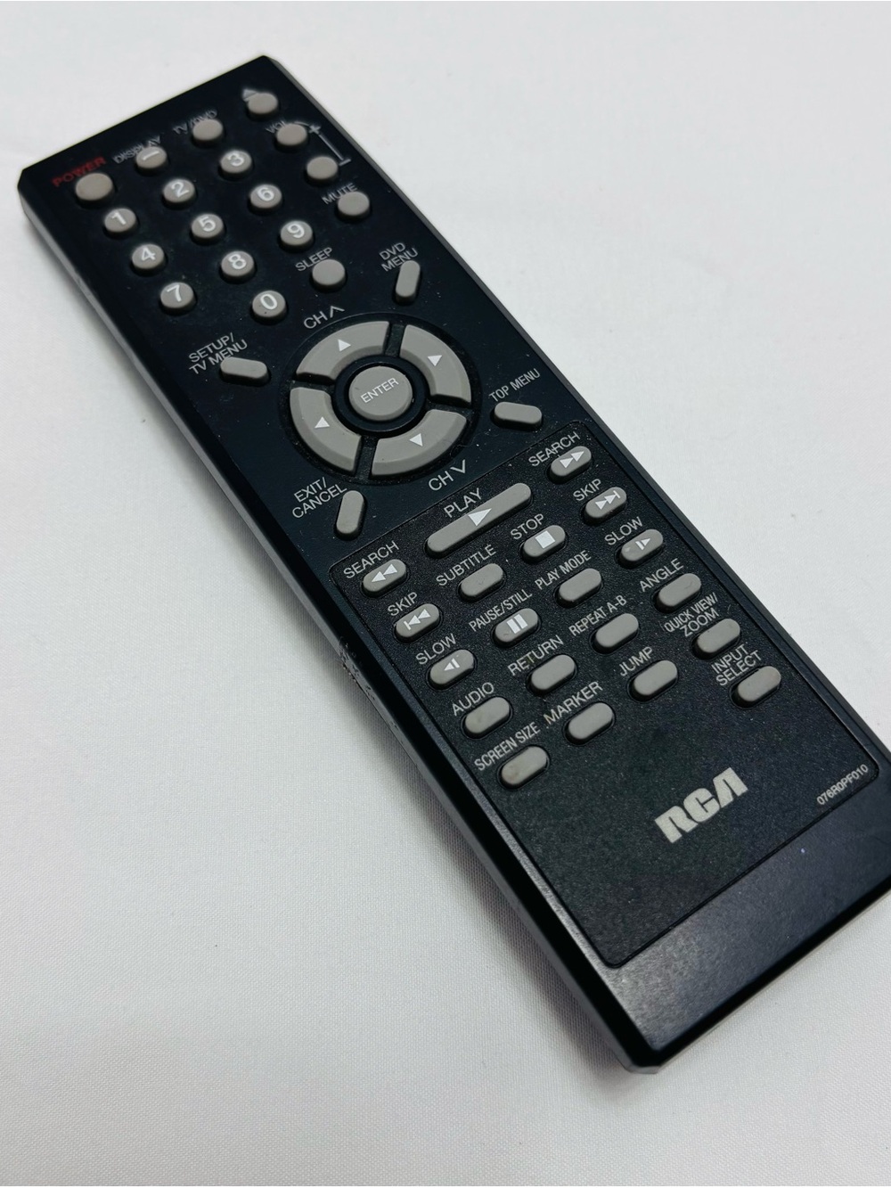 RCA Black TV/DVD Remote Control